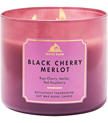 Amazon.co.jp: Bath & Body Works、White Barn 3芯キャンドル